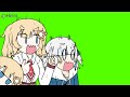 Amelia & Gura react to [Green Screen] and runs away〖Amelia Watson & Gawr Gura Animated〗