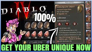 Diablo 4 - Get Your Uber Unique Fast NOW - All ULTIMATE Farm Tricks For 100s of Duriels \& More!