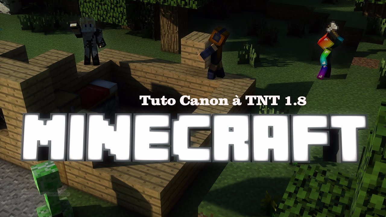 TheIceez - Tuto Faire un canon à TNT dans Minecraft 1.8 - YouTube