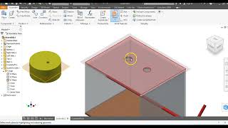 Autodesk Inventor Tutorial - Placing Cams For The PLTW Automata Box Assembly