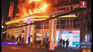 В Таиланде из-за пожара в отеле эвакуировали посетителей
