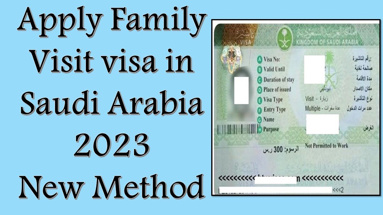 electronic family visit visa saudi arabia