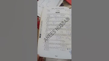 Anees Hussain past year mcq