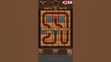 Roll the Ball: slide puzzle 2 - Basic A Level 9 walkthrough