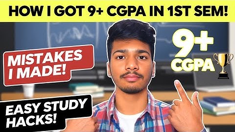 ಎಂಜಿನಿಯರಿಂಗ್ ಮೊದಲ ವರ್ಷದಲ್ಲಿ 9+ ಸಿಜಿಪಿಎ ಪಡೆಯುವುದು ಹೇಗೆ ✅ ಕನ್ನಡದಲ್ಲಿ ಸಲಹೆಗಳು ಮತ್ತು ತಪ್ಪುಗಳು