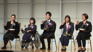 毎日スポーツ人賞　表彰式にグランプリ水谷隼さんら