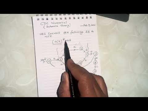 यो Tutorial हेर्नुहोस नबुझे कमेन्ट गर्नुहोला | RE to NFA [Step by Step ]✍️