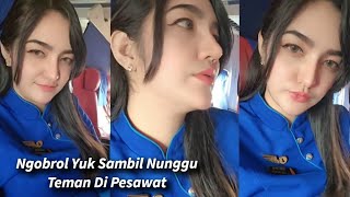 Pramugaricantik Viral Pramugari NAM Air Berwajah Imut, beautiful Indonesian airline flight attendant