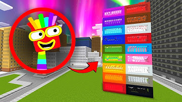 More NEW & OLD Sprunki OC Nextbots In COLORED Boxes Minecraft PE MOD