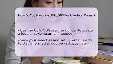 How Do You Navigate USAJOBS For A Federal Career? - Civil Service Study Center