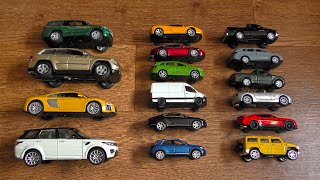 Car Brands With Diecast of DIfferent Sizes in Hands