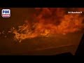 Wild Video Shows Freight Train Surrounded By Huge Flames in Canada