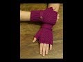 عمل جوانتي بدون اصابع how to make gloves without fingers by crochet