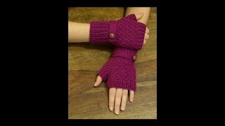 عمل جوانتي بدون اصابع how to make gloves without fingers by crochet