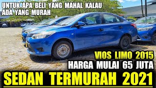 Sedan 1500 CC Termurah 2021 | Toyota Vios Limo Gen 3 2015 Harga 65 Juta