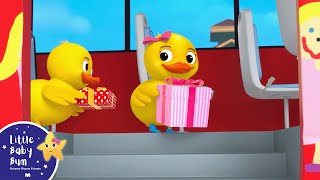 Ducks on the Bus | Cars, Trucks &amp; Vehicles Cartoon | Moonbug Kids