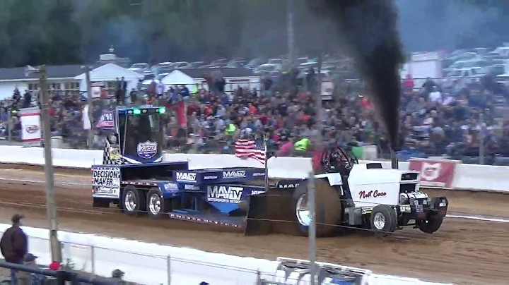 Kris Hoyt "Nut Case" pro stock tractor pull at the...
