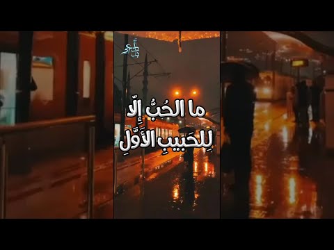 ما الحب إلا للحبيب الأول أبو تمام الأدب العربي 