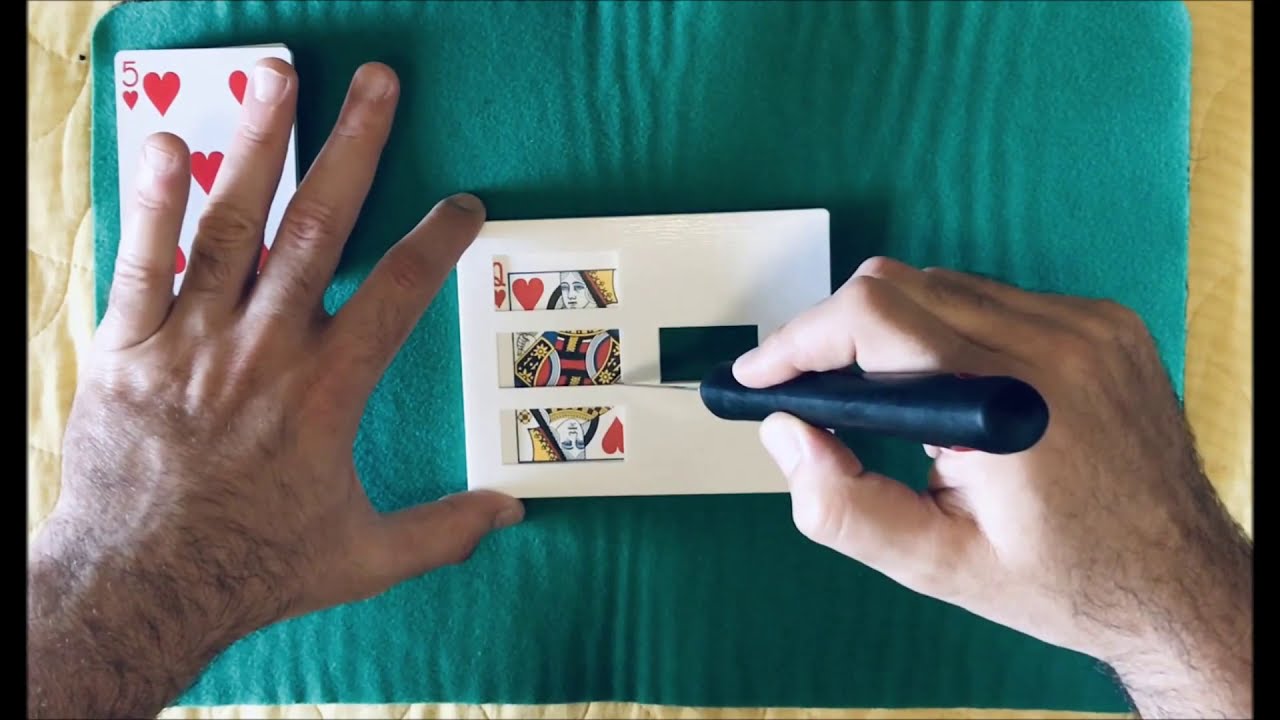 Zig Zag Card Magic Trick YouTube