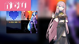 ○花咲き案内人‥ルカ　　　絵画原画 ルカ姉さんと夜桜🌸 aiart #巡音ルカ