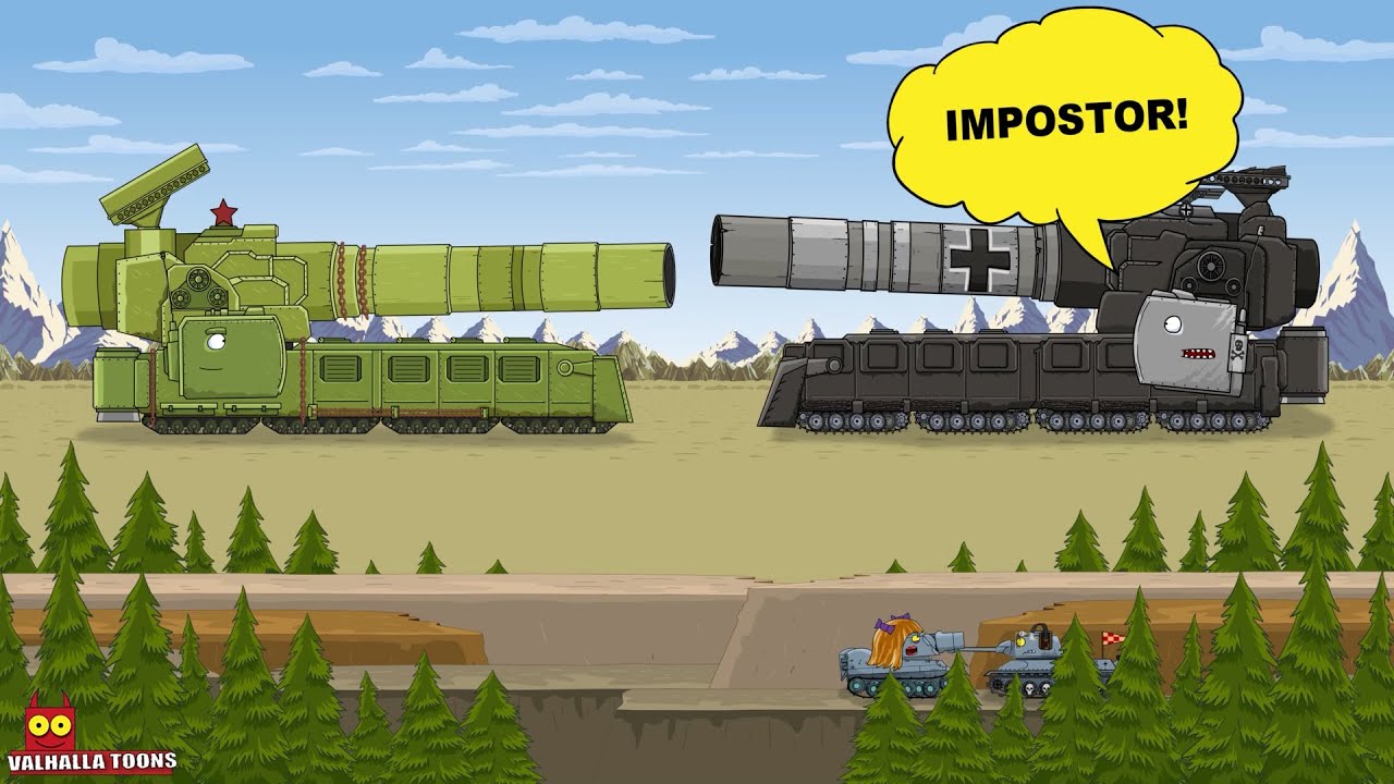 "Sledgehammer meets Sledgehammer" Cartoons about tanks