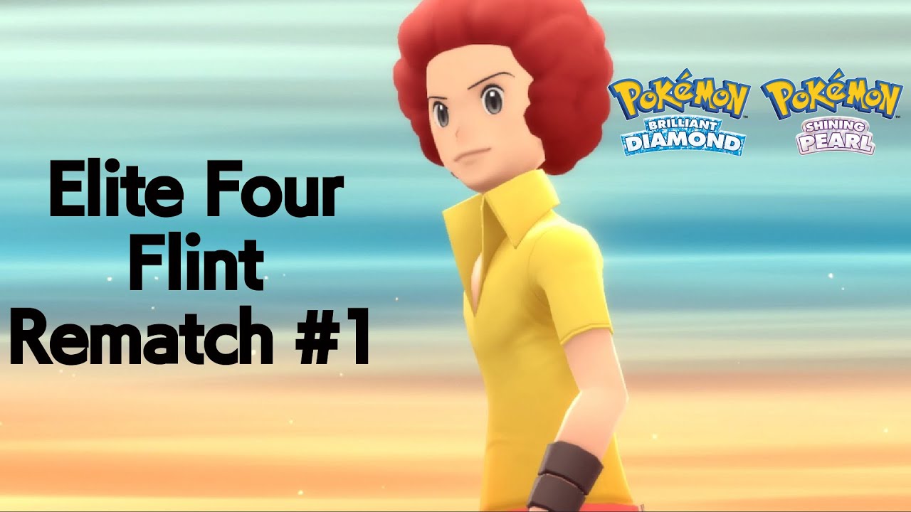 Pokemon Brilliant Diamond and Shining Pearl Elite Four Flint Battle