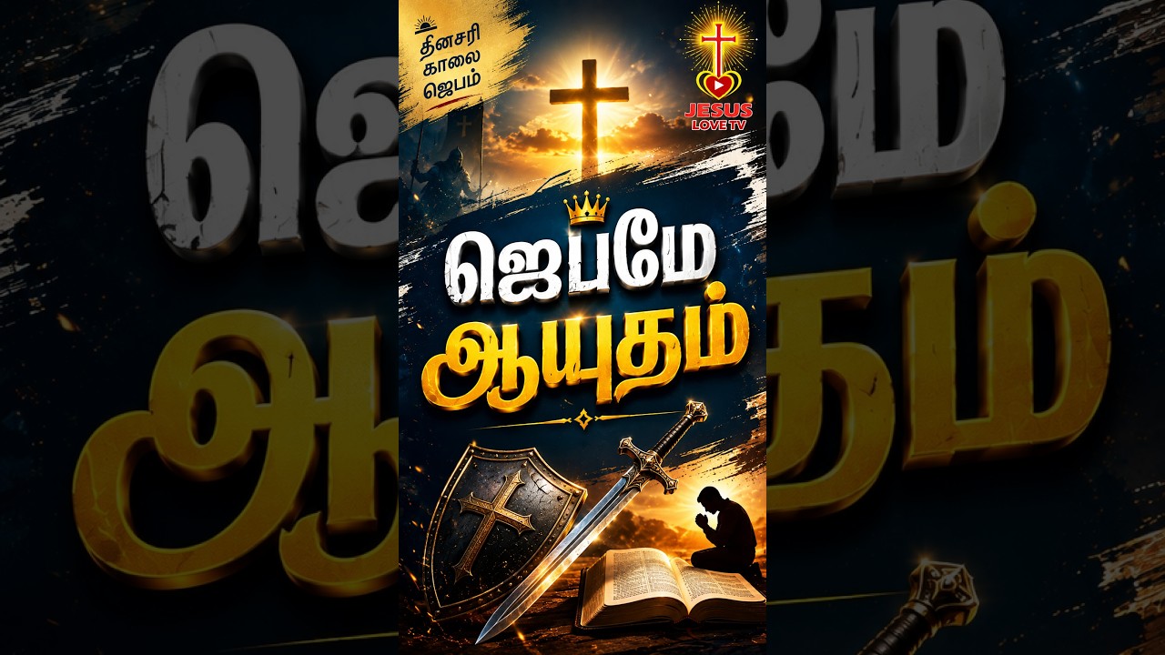 Morning Prayer Tamil | Powerful Prayer Before Starting Your Day | JESUS LOVE TV #shorts