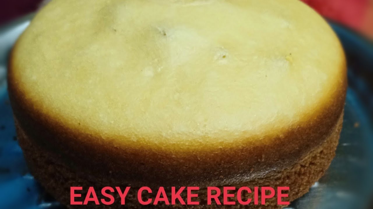 easy and simple vanilla sponge cake recipe , anyone can make it - YouTube