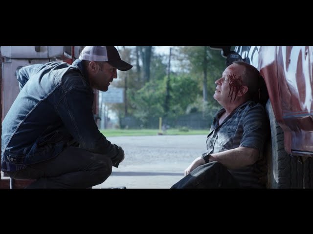 pic Jason Statham Daughter Fight homefront movie petrol pump fight scene