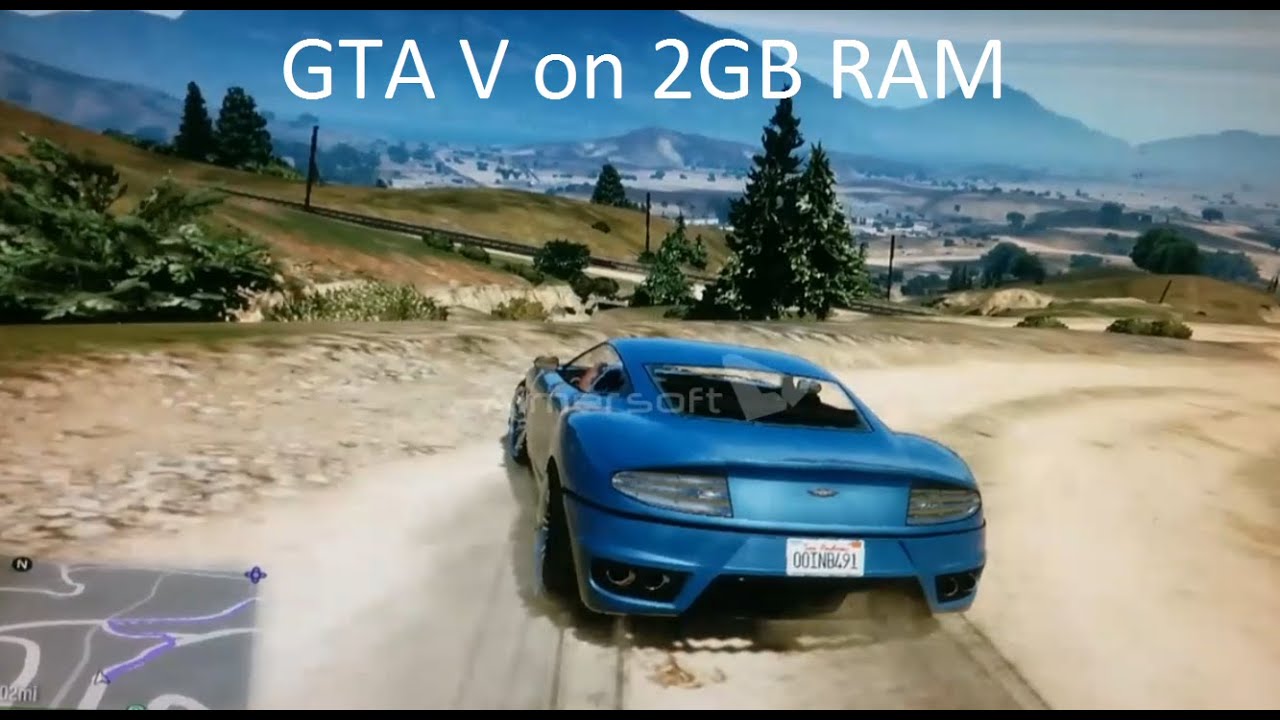 GTA 5 on 2GB RAM | Intel Core 2 Duo | HD5450 2gb - YouTube