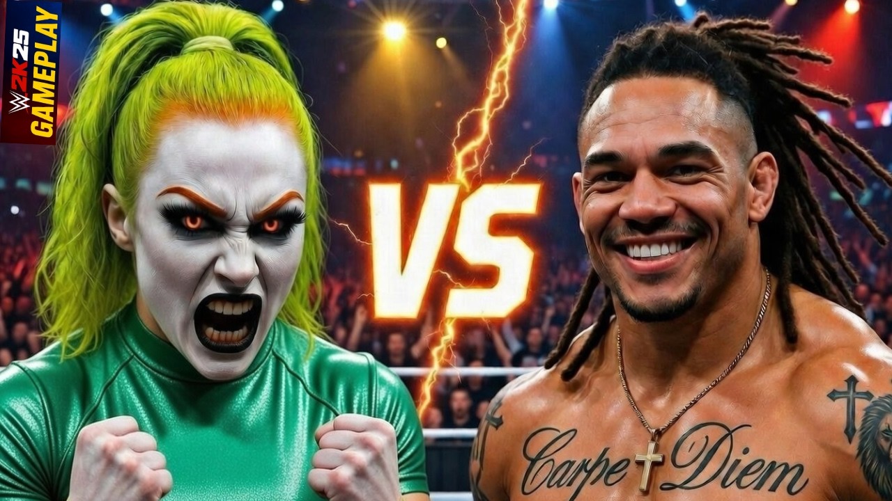 🔥 Indian Diva 🇮🇳 vs. Wes Lee 😱 EPIC Iron Man Intergender Match  | WWE 2K25 Gameplay