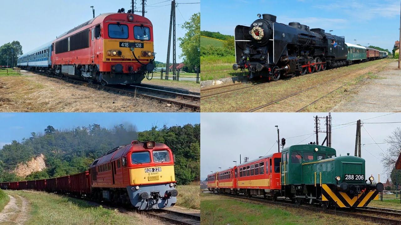 Vonatok az 50-es vasútvonalon 2023