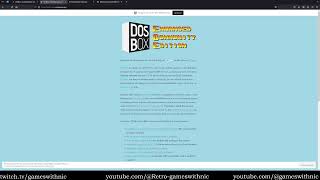 How to: Play MS-DOS games through DOSBox