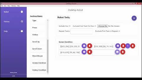 desktoprobot checks specific pixel color condition before moving to further task #desktoprobot