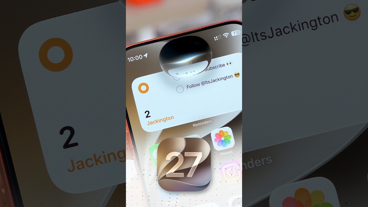 SiriAI is the smarter Siri we’ve all been waiting for! 📱 #shorts  #iphone #ios27 #siriai