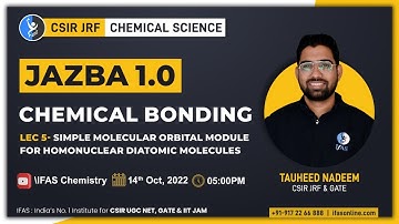 Complete CSIR NET Chemical Bonding For Dec 2022 Exam | JAZBA 1.0