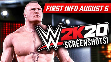 WWE 2K20 FIRST LOOK!! (OFFICIAL SCREENSHOTS)
