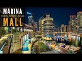 Dubai Marina Walk to Marina Mall complete Night walk | Dubai Marina | 4K | Dubai Tourist Attractions