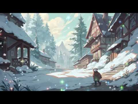 「心を温め、集中力を高める！雪の舞う静かな村のピアノBGM | リラクゼーション・ストレス解消」