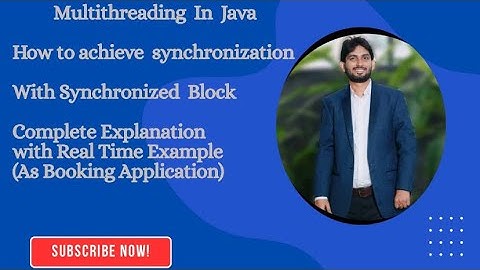 #15 Multithreading In Java | How to achieve synchronization using synchronized Block #jobinterview 