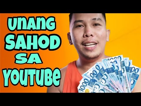  Unang Sahod ko sa Youtube   Magkano  ll Youtube First Salary   How Much