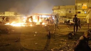 At least 33 killed in twin car bombs in Libya's Benghazi