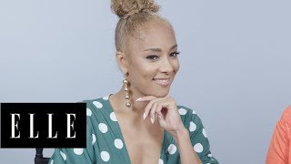 Amanda Seales Tells The Story Behind Her First French Kiss | The First Files | ELLE