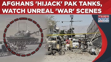 Watch Afghan Soldiers Roll In Pakistani Tanks, Unreal Scenes Viral As Conflict Rages, Taliban Say...