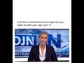 Morning News Anchor With The Most ENCOURAGING Motivational Words!