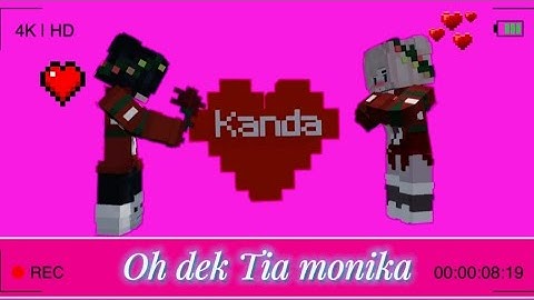 ✧ Oh dek Tia monika | Minecraft Animation ➤ | Template by @Andika_Craft_Ice | #minecraft #prisma3d ✧