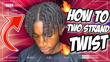 How To Do Your OWN TWO STRAND TWIST On 4c Hair| Men Edition(Without Parting Hair)