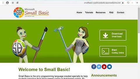 البرمجة للمبتدئين: 2. التعرف على لغة البيزيك الصغيرة (سمول بيزيك Small Basic)