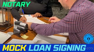 Notary Mock LOAN SIGNING  How to successfully do a closing and have satisfied signers.Buyers Packet