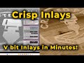 V-Carve CNC Inlays Tutorial | Perfect Logo Inlays from SVG (Blender + FabEX) with ZahyoX CNC bits